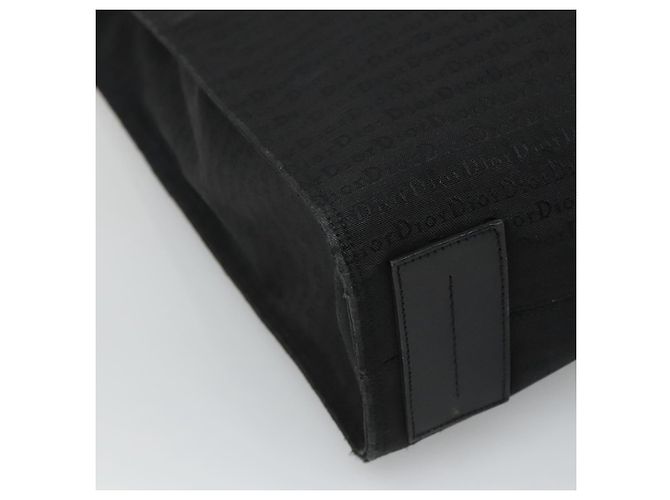 Borsa tote in tela nera Christian Dior Auth bs24155 Nero - vista 14