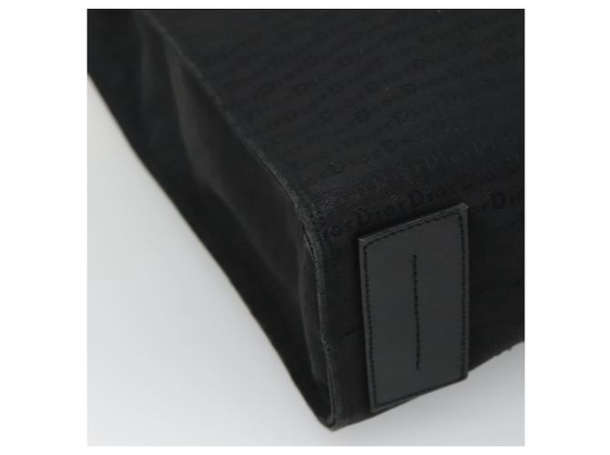 Borsa tote in tela nera Christian Dior Auth bs24155 Nero - vista 16