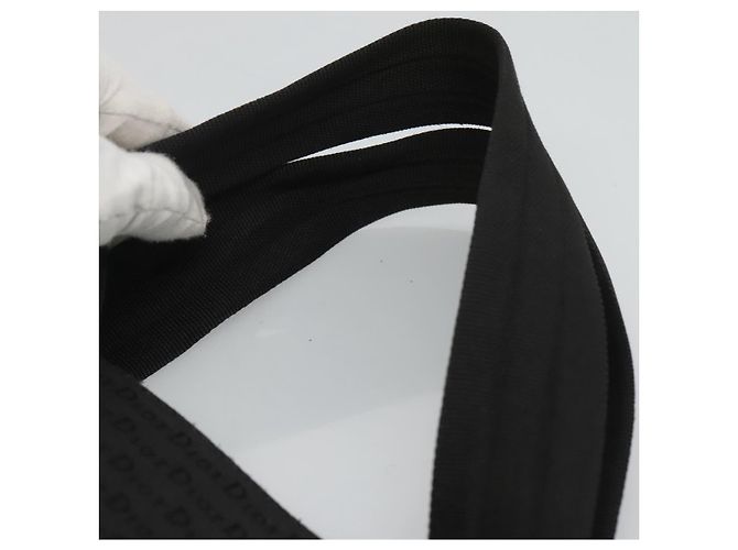 Borsa tote in tela nera Christian Dior Auth bs24155 Nero - vista 8