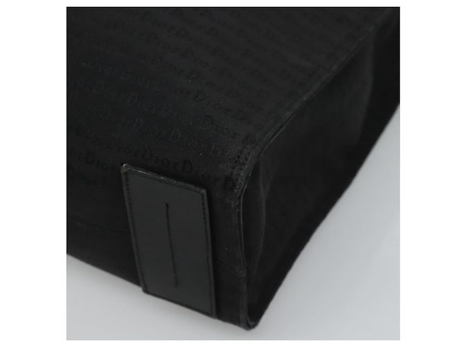 Borsa tote in tela nera Christian Dior Auth bs24155 Nero - vista 9