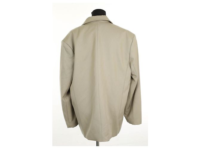 Anine Bing Blazer in lana kaki Cachi - vista 4