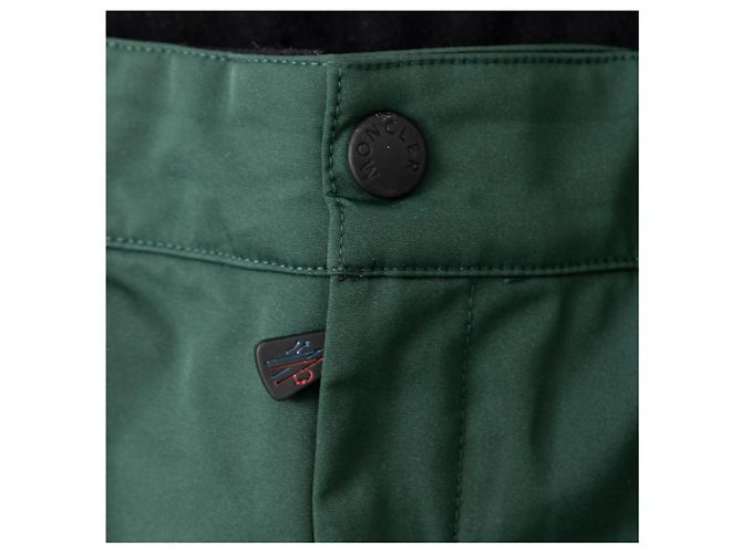 Pantaloni da sci Moncler verdi Verde - vista 3