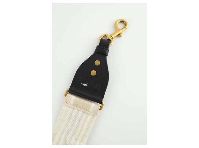 Dior Beige leather shoulder strap - view 6