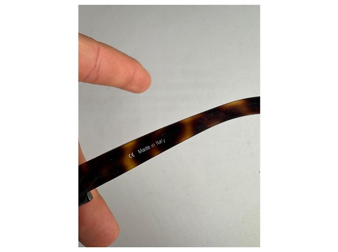 Vintage Loewe Madrid übergroße rahmenlose Brille Braun - Ansicht 8