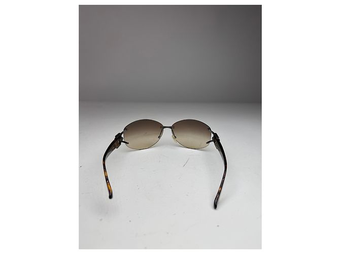 Vintage Loewe Madrid übergroße rahmenlose Brille Braun - Ansicht 9