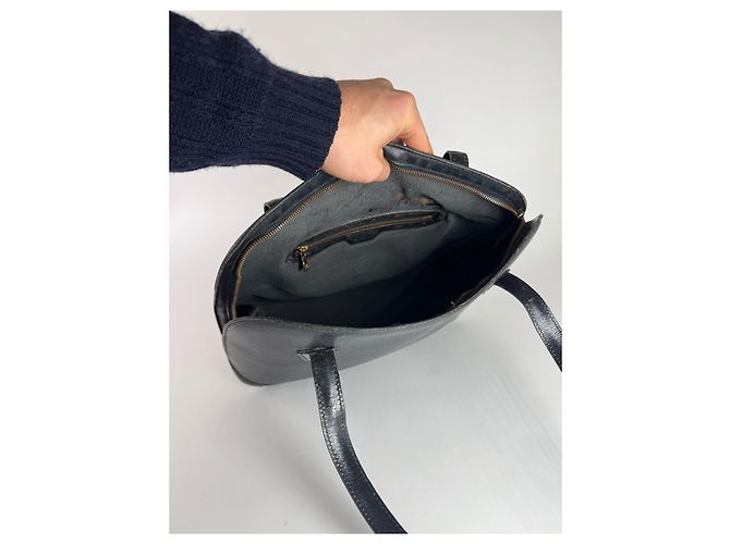 Vintage Louis Vuitton ALMA PM EPI Leder Tasche Schwarz - Ansicht 2