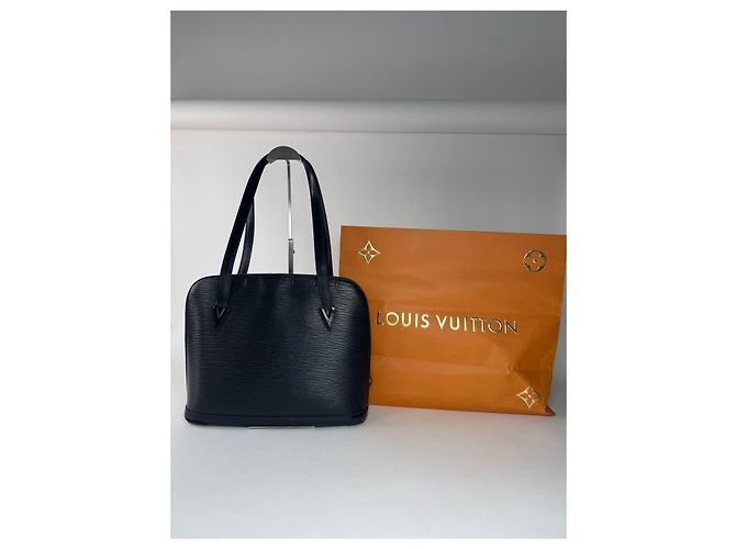 Vintage Louis Vuitton ALMA PM EPI Leder Tasche Schwarz - Ansicht 7
