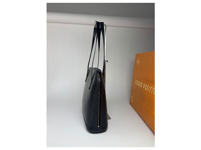 Vintage Louis Vuitton ALMA PM EPI Leder Tasche Schwarz - Ansicht 8