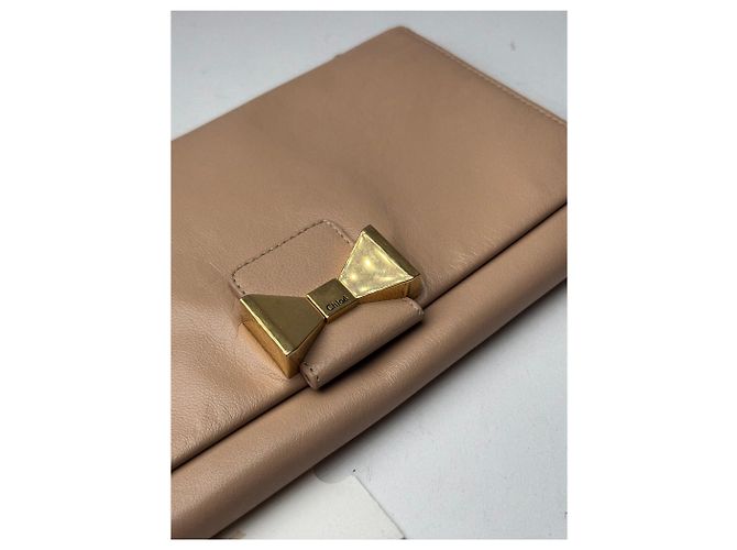 Paddington Chloé Vintage Chloe Leder Schultertasche Rose Beige - Ansicht 10