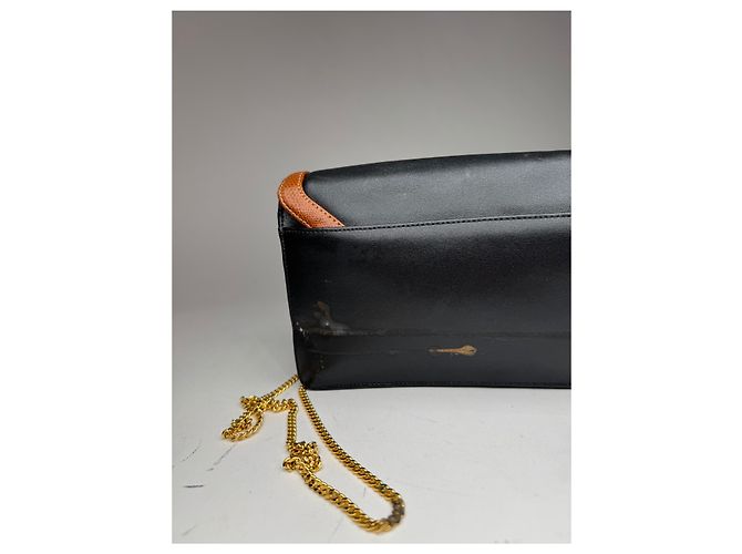 Vintage Givenchy 4G Leder Tasche Schwarz Braun - Ansicht 11