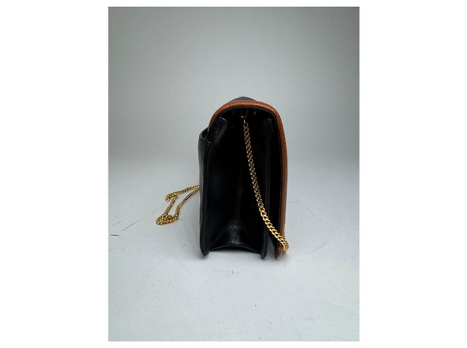 Vintage Givenchy 4G Leder Tasche Schwarz Braun - Ansicht 6