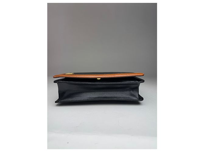 Vintage Givenchy 4G Leder Tasche Schwarz Braun - Ansicht 7