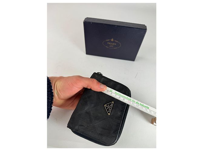 Vintage Prada Canvas Wallet Black - view 3
