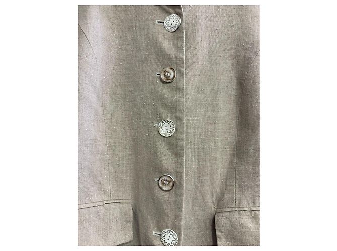 Autre Marque Maiden Lane Leinenjacke Sand - Ansicht 4