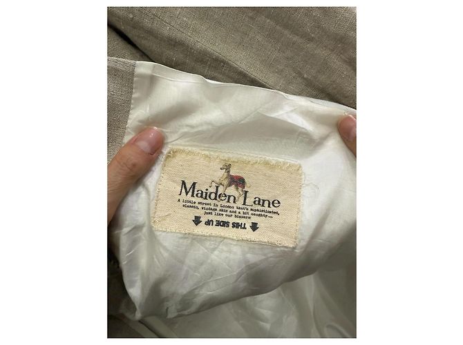 Autre Marque Maiden Lane Leinenjacke Sand - Ansicht 5