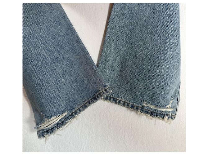 Agolde Jeans Rectos de Cintura Alta 90's Pinch Waist Azul - vista 6
