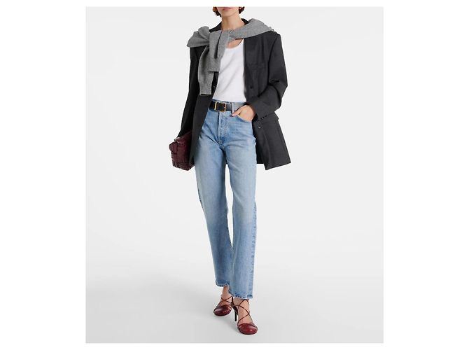 Agolde Jeans Pinch Waist de Cintura Alta Rectos Azul - vista 3