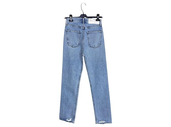 Agolde Jeans rectos de tiro alto Pinch Waist Soundwave Azul - vista 2