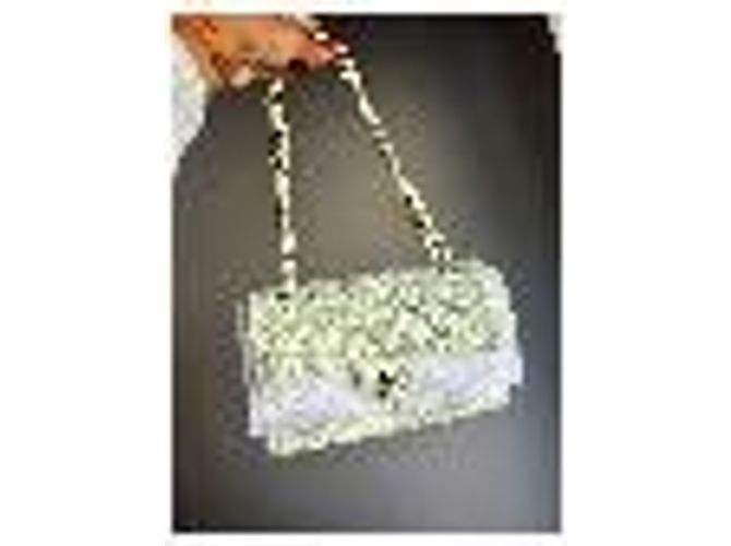 Timeless Chanel Classic 11.12 Borsa a mano in pelle acquamarina Verde chiaro - vista 12