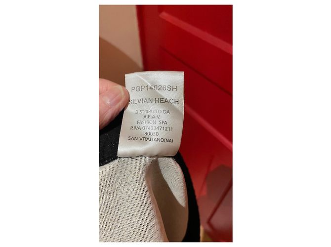 Autre Marque Pantaloncini Silvian Heach Neri e Oro in Poliestere Nero D'oro - vista 10