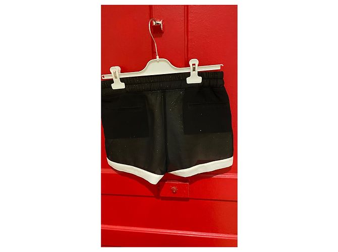 Autre Marque Pantaloncini Silvian Heach Neri e Oro in Poliestere Nero D'oro - vista 2
