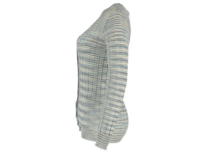 M Missoni Strickjacke mit Knöpfen aus mehrfarbigem Baumwollmaterial Mehrfarben - Ansicht 2