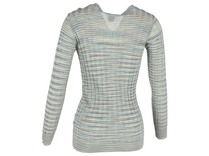 M Missoni Strickjacke mit Knöpfen aus mehrfarbigem Baumwollmaterial Mehrfarben - Ansicht 3