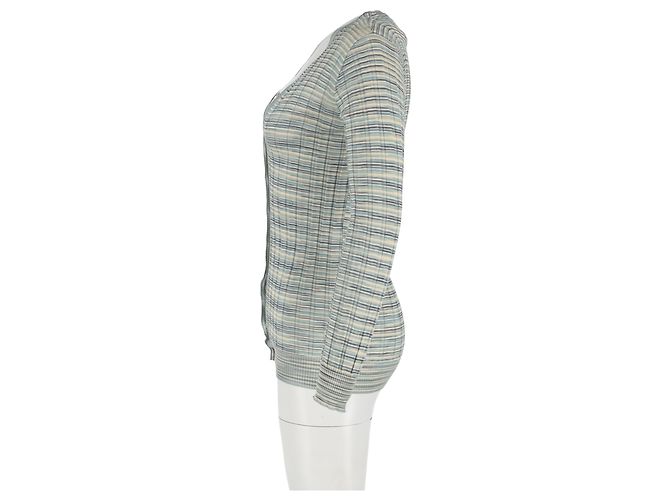 M Missoni Strickjacke mit Knöpfen aus mehrfarbigem Baumwollmaterial Mehrfarben - Ansicht 5