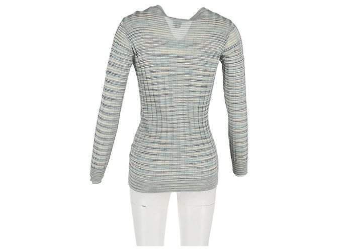 M Missoni Strickjacke mit Knöpfen aus mehrfarbigem Baumwollmaterial Mehrfarben - Ansicht 6