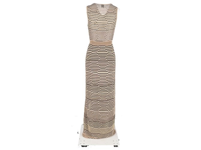 Vestido maxi estampado Missoni em viscose marrom Vermelho - vista 6