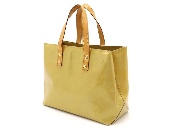 Borsa Tote Reade PM Vernis Louis Vuitton M91144 Marrone Beige - vista 2