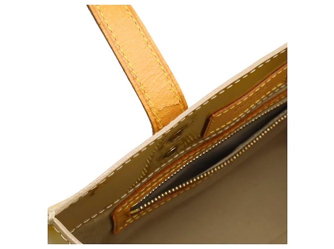 Borsa Tote Reade PM Vernis Louis Vuitton M91144 Marrone Beige - vista 6