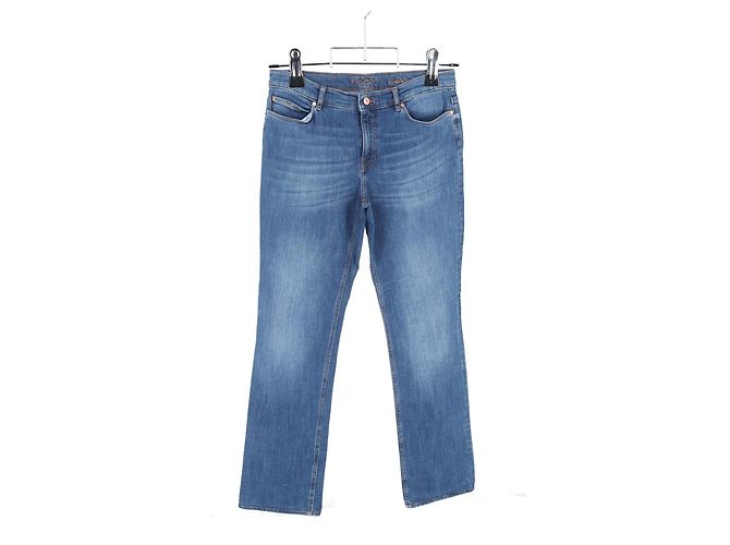 Jeans de pierna recta en denim azul de Escada Sport Azul claro - vista 4