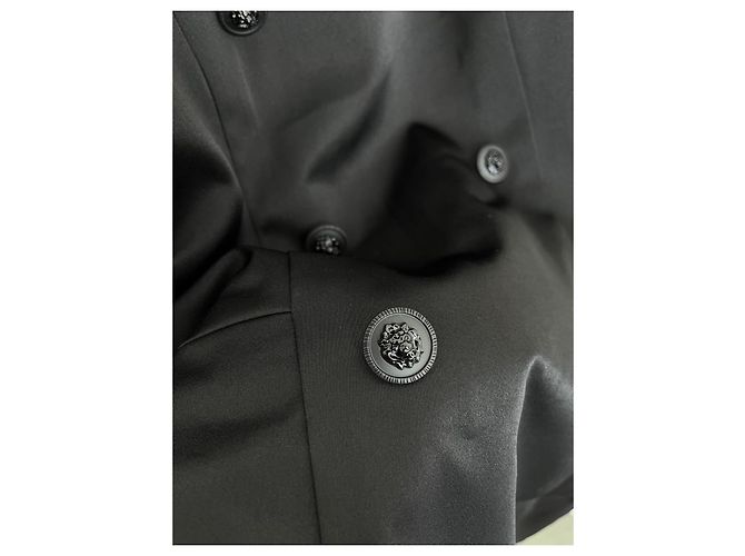 Abito Chanel in satin nero - vista 4