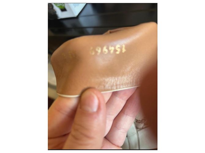 Botas Gucci de piel beige - vista 3