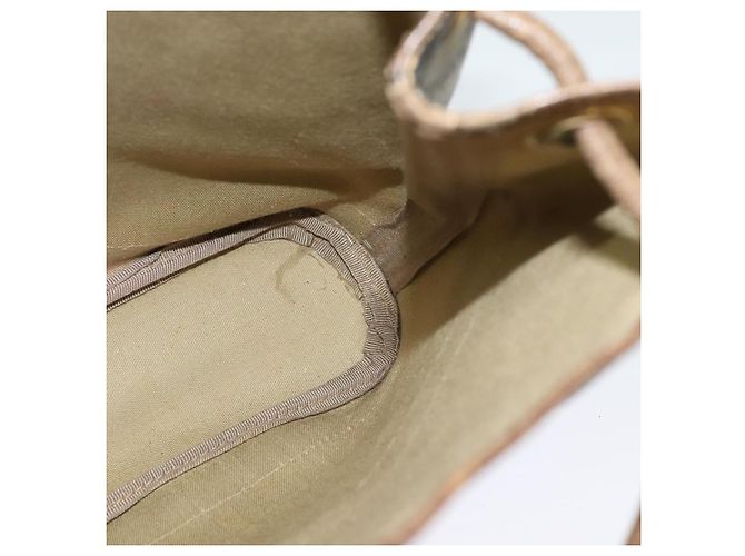Borsa a spalla GUCCI GG Supreme in PVC beige Auth sw187 - vista 18