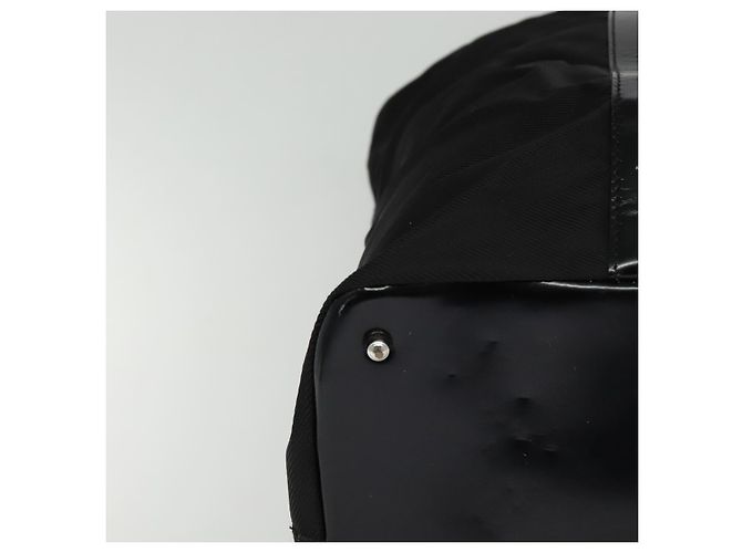 Sac à main en nylon noir GUCCI Bamboo 002 2854 0412 5 Auth EC436 - vue 9