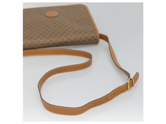 Gucci Borsa a spalla Micro GG Supreme in PVC marrone oro 001 116 0915 Auth BA991 D'oro - vista 7