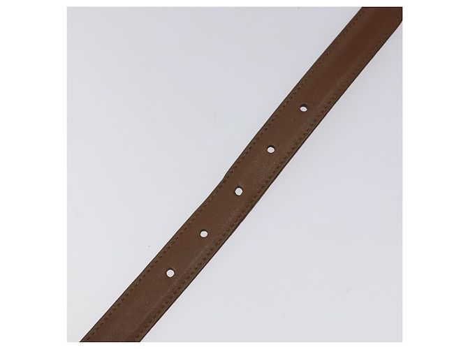 Cinturón GUCCI de cuero 42,9"" marrón Auth hk2326 Castaño - vista 8