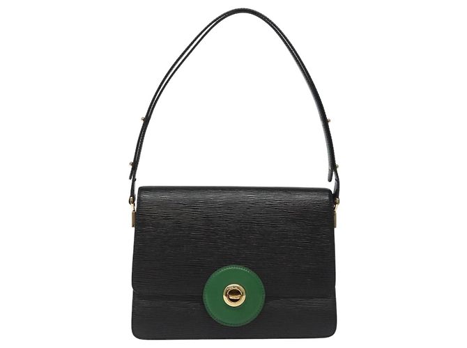 LOUIS VUITTON Epi Free Run Borsa a Spalla Verde Nero M52414 LV Auth sw178 - vista 13