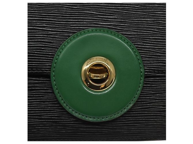LOUIS VUITTON Epi Free Run Borsa a Spalla Verde Nero M52414 LV Auth sw178 - vista 19