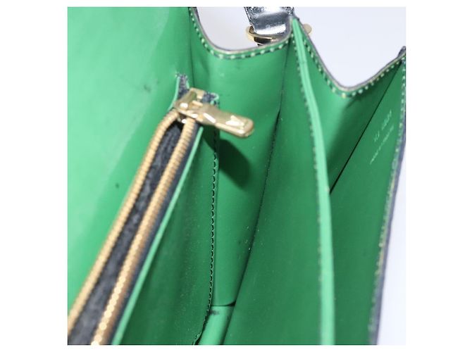 LOUIS VUITTON Epi Free Run Borsa a Spalla Verde Nero M52414 LV Auth sw178 - vista 21