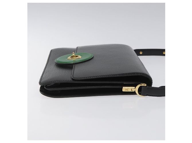 LOUIS VUITTON Epi Free Run Borsa a Spalla Verde Nero M52414 LV Auth sw178 - vista 3