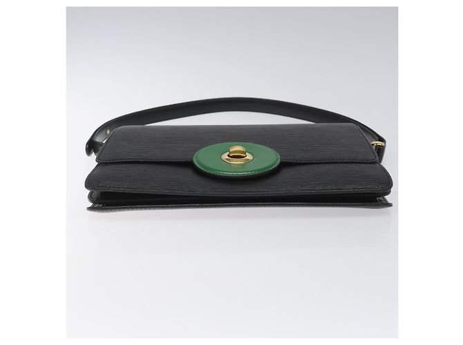 LOUIS VUITTON Epi Free Run Borsa a Spalla Verde Nero M52414 LV Auth sw178 - vista 5
