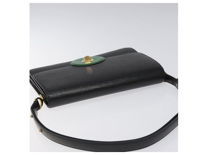 LOUIS VUITTON Epi Free Run Borsa a Spalla Verde Nero M52414 LV Auth sw178 - vista 6