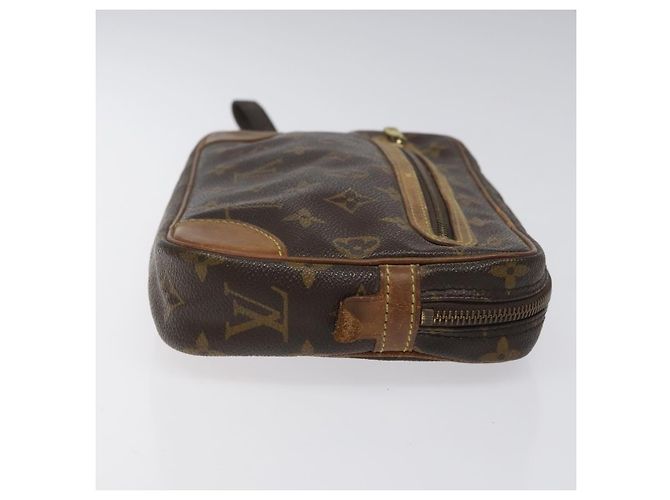 LOUIS VUITTON Monogram Marly Dragonne GM Sac Clutch M51825 LV Auth hk2292 Monogramme - vue 3