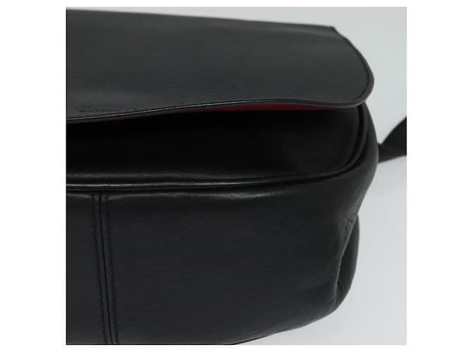 BALLY Borsa a Spalla in Pelle Nera Auth sw183 Nero - vista 15