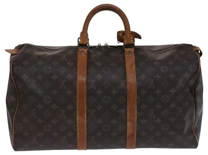 LOUIS VUITTON Monogram Keepall 50 Borsa Boston M41426 LV Auth EC1019 Monogramma - vista 2