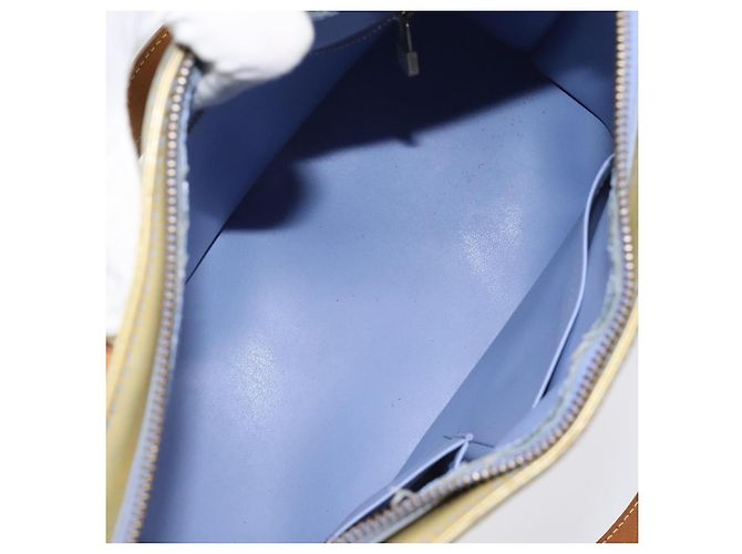 LOUIS VUITTON Borsa a Mano Monogram Vernis Houston Lavande M91218 LV Auth fm4471 - vista 11