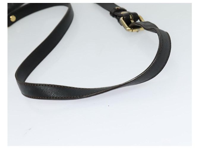 Borsa a spalla MCM in pelle grigia dorata Auth MY336 Marrone D'oro - vista 7